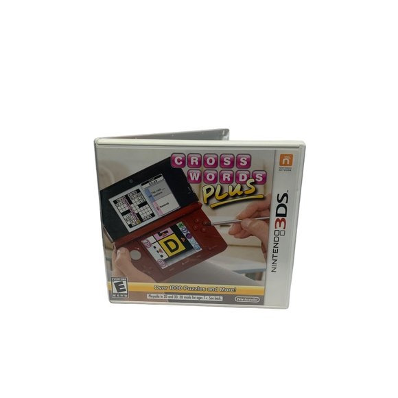 Crosswords Plus - Nintendo 3DS - Word Search/Puzzle Game  complete with manual - Picture 1 of 6